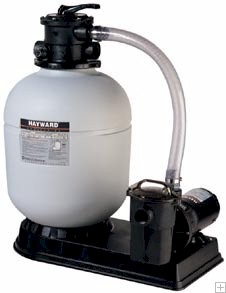 Hayward 18 inch Pro-Series Sand Filter with 1 HP LX Pump and hoses 