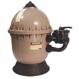 Hayward S200 Series Sand Filter with Multi-Port 6-way Side Mount Valve 