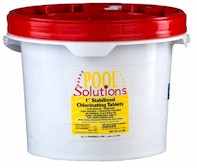 Pool Solutions 1 inch Chlorine Tablets 25 lbs