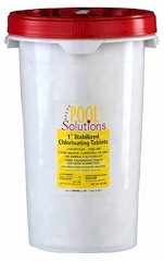 Pool Solutions 1 inch Chlorine Tablets 50 lbs