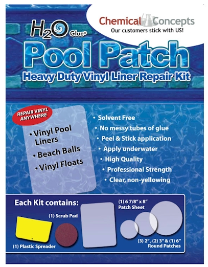 Peel and Stick Underwater Vinyl Pool Patch