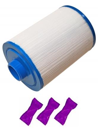 Pleatco PTL35W P4 Replacement Filter Cartridge with 3 Filter Washes