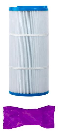 Pleatco PSD125U Replacement Filter Cartridge with 1 Filter Wash