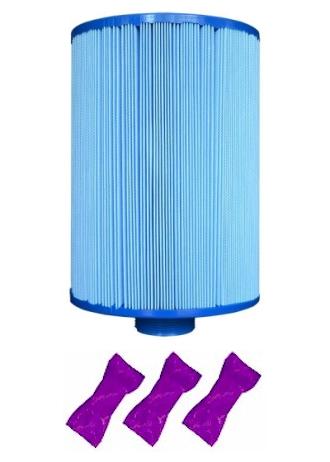 Pleatco PMAX50P4 M Replacement Filter Cartridge with 3 Filter Washes