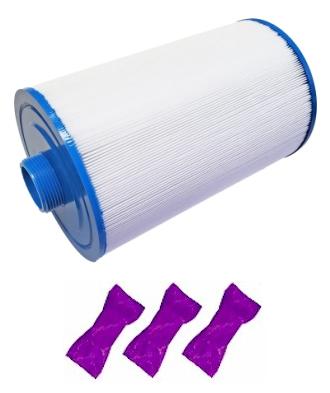 PCS40 W  PAD Replacement Filter Cartridge with 3 Filter Washes