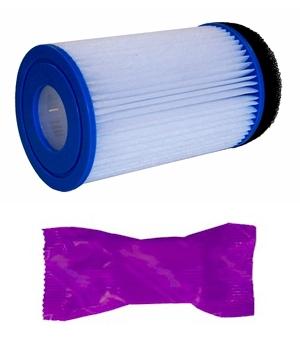LGFPKWS Replacement Filter Cartridge with 1 Filter Wash