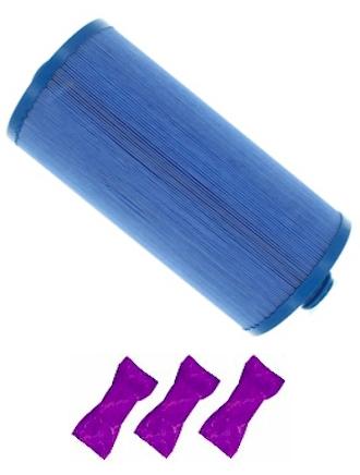Pleatco PJW60TL F2S M Replacement Filter Cartridge with 3 Filter Washes