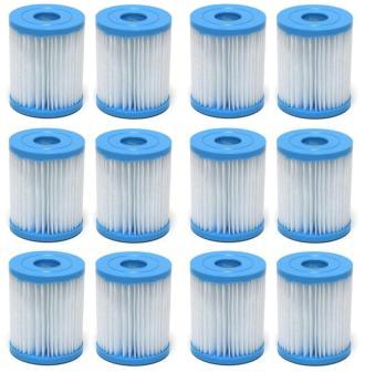 6 pack of Intex Model E compatible filters