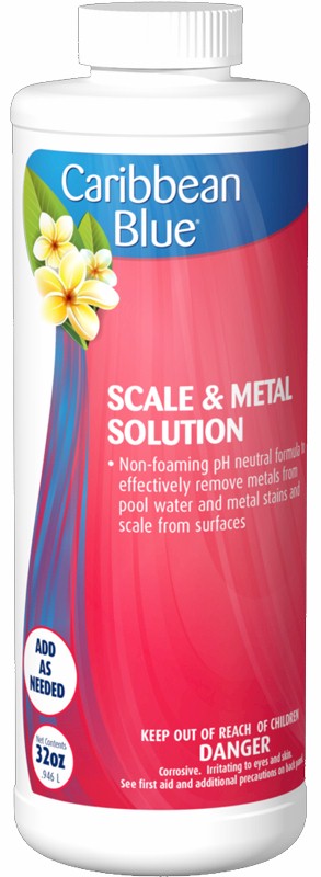 Caribbean Blue Scale & Metal Solution 32 fl oz 