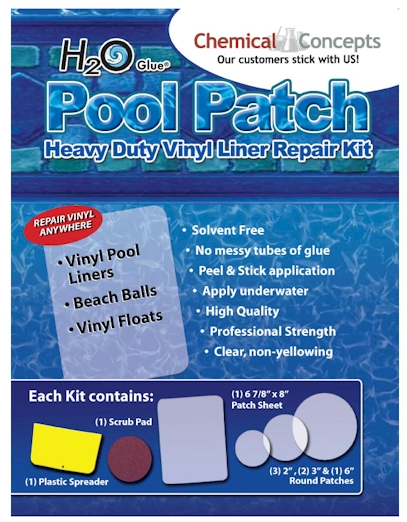 Peel and Stick Underwater Vinyl Pool Patch 