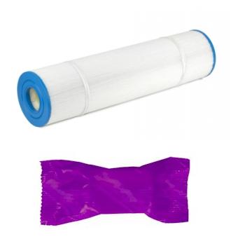 Spa Daddy SD 00784 Replacement Filter Cartridge with 1 Filter Wash