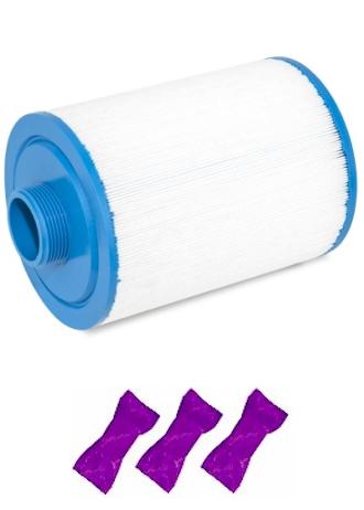 Pleatco PFF25P4 Replacement Filter Cartridge with 3 Filter Washes
