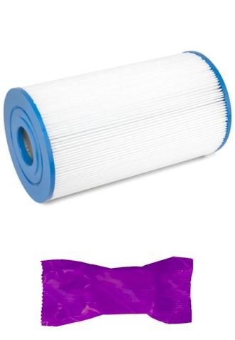 Spa Daddy SD 00703 Replacement Filter Cartridge with 1 Filter Wash