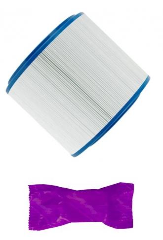 Spa Daddy SD 01028 Replacement Filter Cartridge with 1 Filter Wash