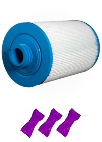 Unicel 4CH 920 Replacement Filter Cartridge with 3 Filter Washes