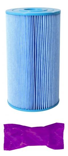 Pleatco PA25 M Replacement Filter Cartridge with 1 Filter Wash
