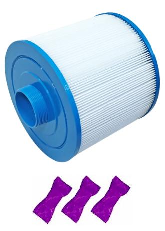 Spa Daddy SD 00565 Replacement Filter Cartridge with 3 Filter Washes