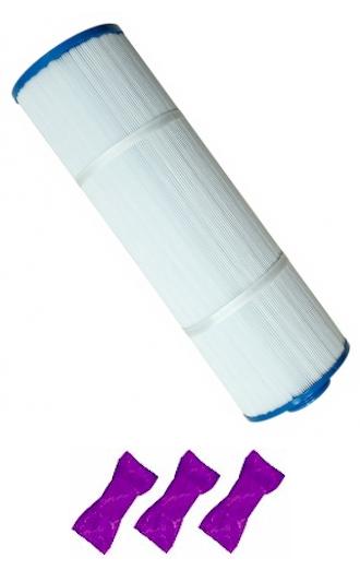 Pleatco PCAL60 F2M Replacement Filter Cartridge with 3 Filter Washes