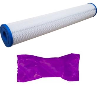 Pleatco PS18B Replacement Filter Cartridge with 1 Filter Wash