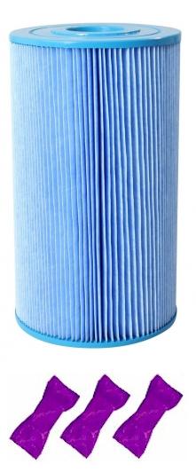 Pleatco PWK30 M Replacement Filter Cartridge with 3 Filter Washes
