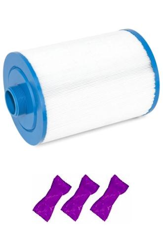 Hydro Spa 6136 Replacement Filter Cartridge with 3 Filter Washes