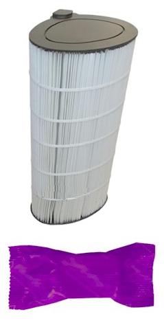 triangular Replacement Filter Cartridge with 1 Filter Wash