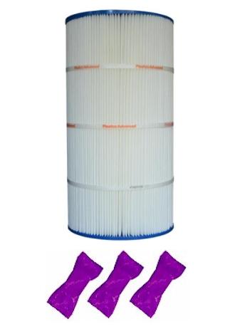 Pleatco PA100S Replacement Filter Cartridge with 3 Filter Washes
