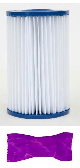 17 175 2500 Replacement Filter Cartridge with 1 Filter Wash