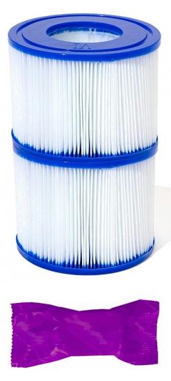 40022 2PK Replacement Filter Cartridge with 1 Filter Wash