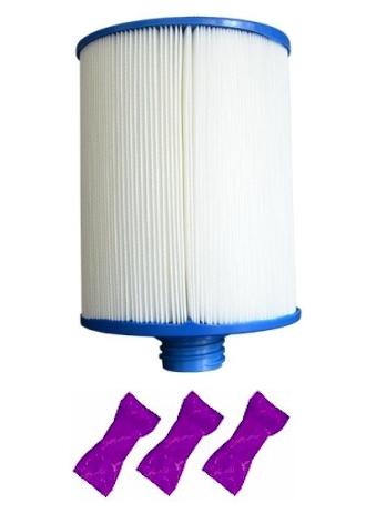 Jazzi Spa Replacement Filter Cartridge with 3 Filter Washes