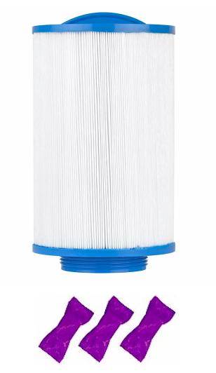 Unicel 5CH 203 long Replacement Filter Cartridge with 3 Filter Washes